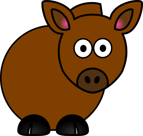 600x572 Cute Horse Clip Art