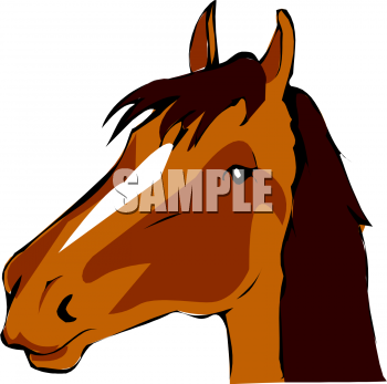 350x347 Simple Horse Clipart
