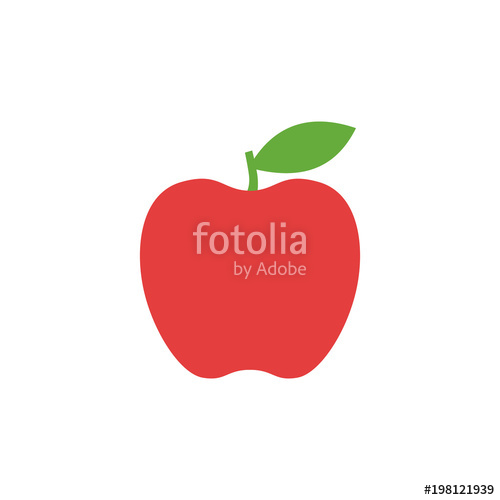 500x500 Apple Icon, Simple Design, Apple Icon Clip Art. Clipart Cartoon