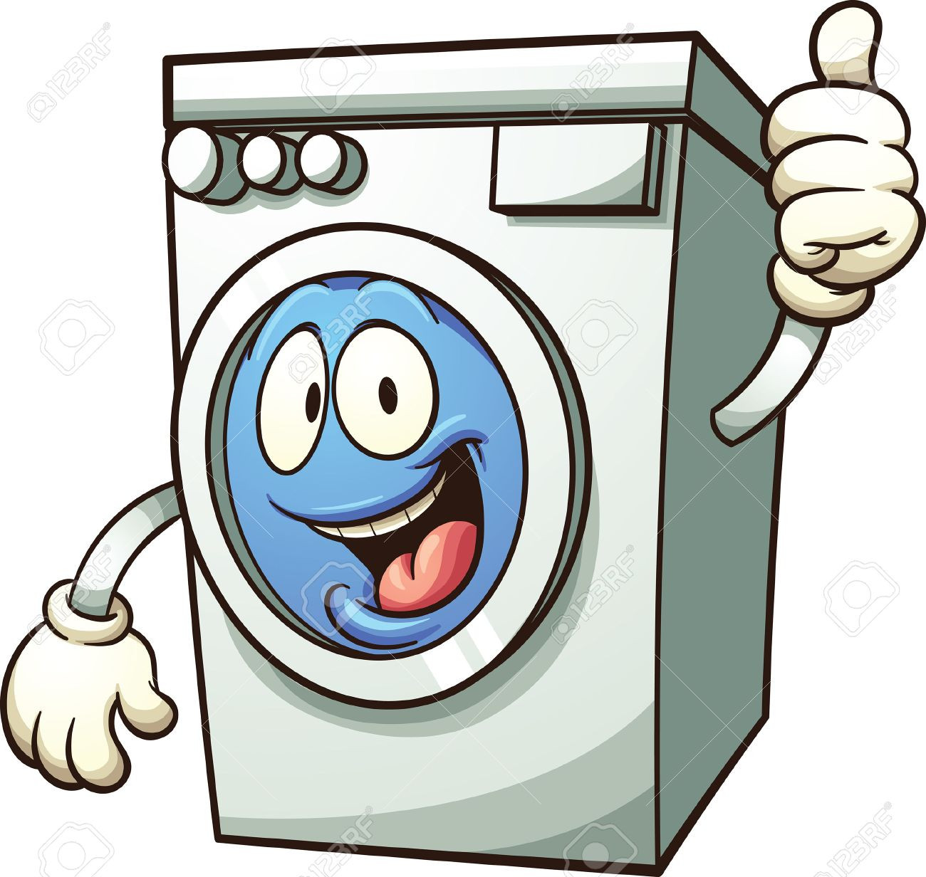1300x1232 Cartoon Washing Machine Vector Clip Art Illustration With Simple