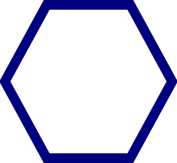 600x554 Hexagon Clipart