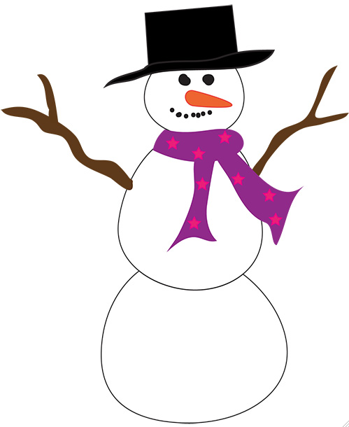 499x610 Snowman Clip Art Free