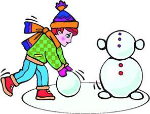 296x225 Building A Snowman Clip Art. Good Looking Man Clipart
