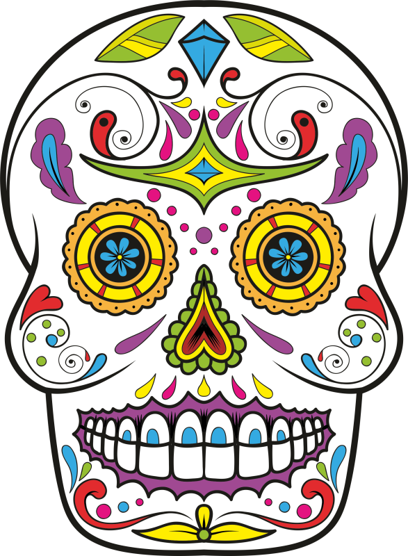 587x800 Simple Sugar Skull Tattooposter.tk