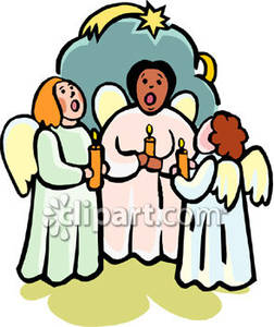252x300 Clipart Choir Of Angels Holiday Archive