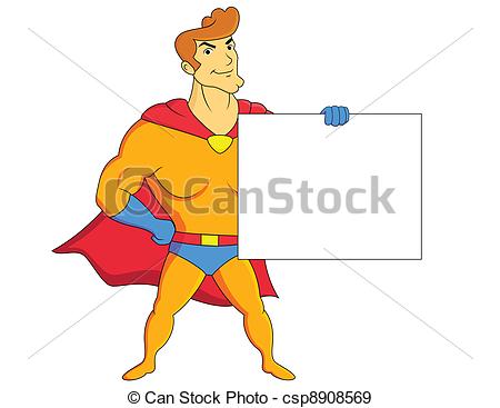 450x367 Superhero With Blak Sing Eps Vectors