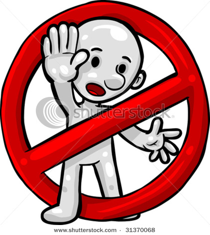 421x470 Do Not Symbol Clipart