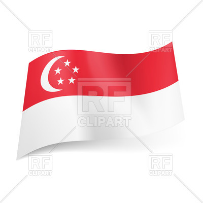 400x400 National Flag Of Singapore Royalty Free Vector Clip Art Image