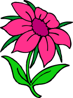 150x200 Pink Flower Clip Art