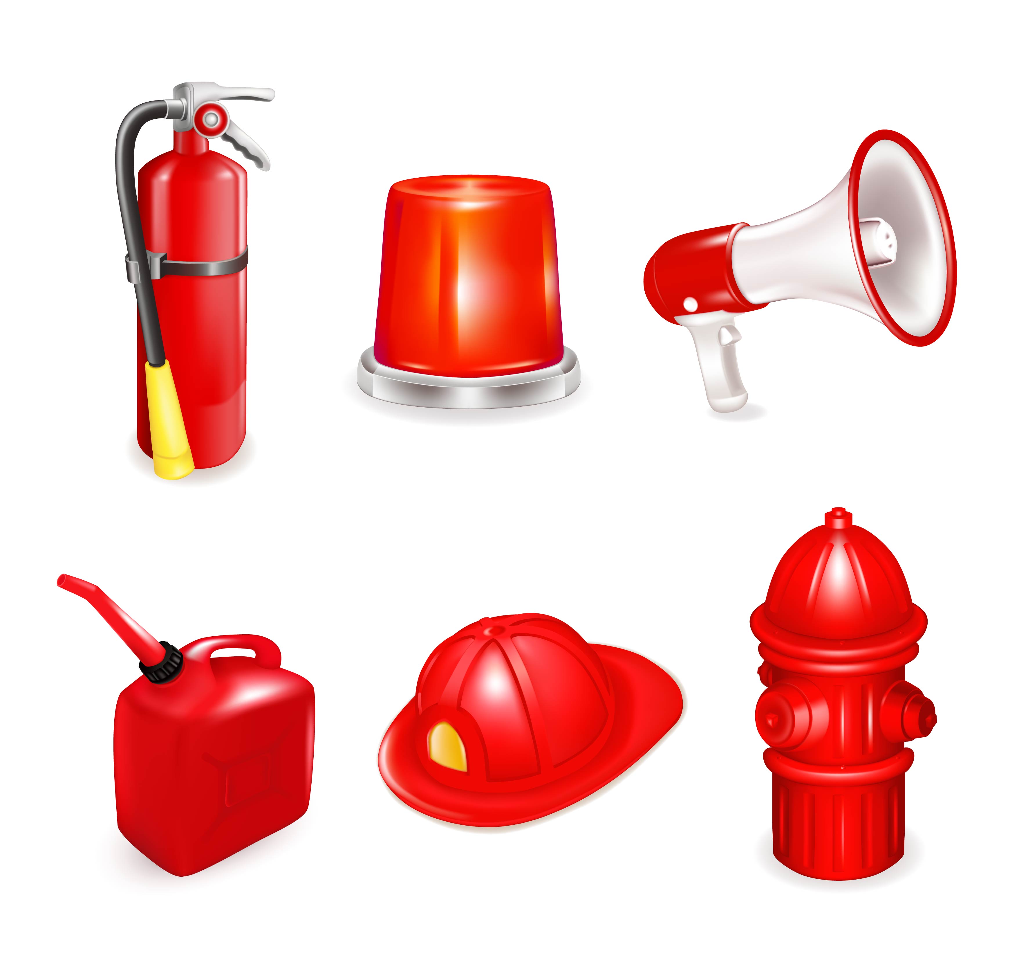 3543x3307 Fire Equipment Clip Art