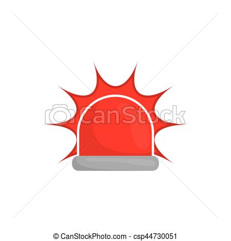 450x470 Alarm Siren Light Icon Vector Illustration Graphic Design Clipart