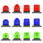 150x150 Siren Set Icon Royalty Free Vector Clip Art Image