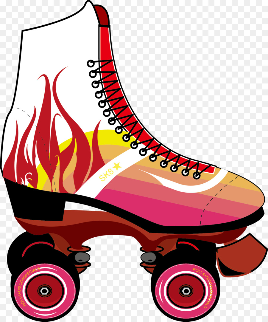 900x1080 Roller Skates Roller Skating Skateboard Clip Art