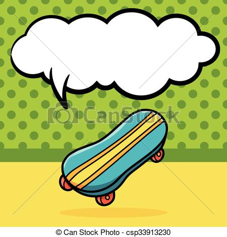 450x470 Skateboard Doodle Vectors