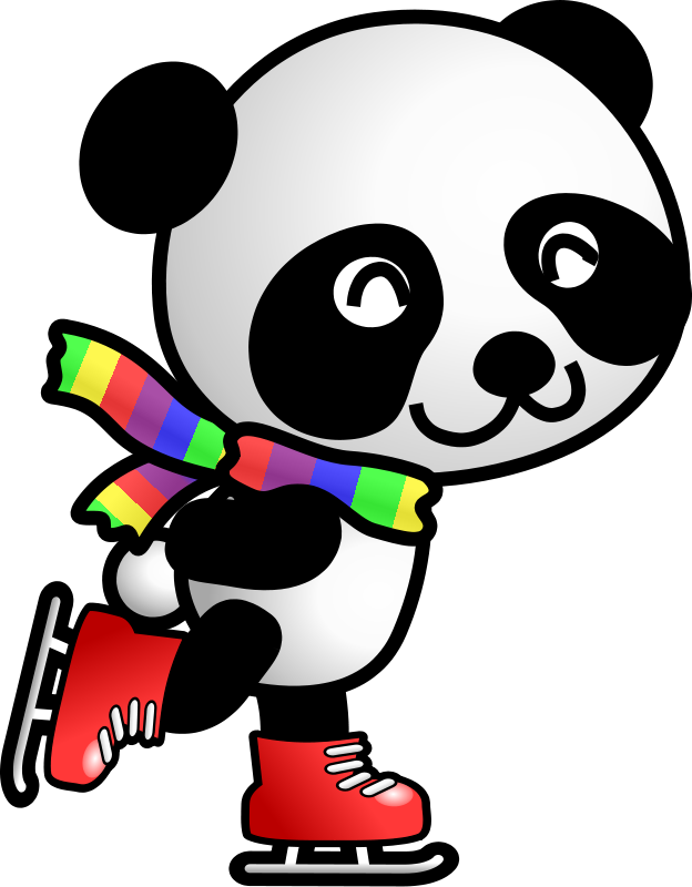 624x800 Cute Panda Clipart