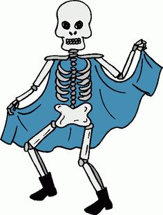 236x311 Halloween Casual Skeleton ~ Public Domain Clip Art Halloween