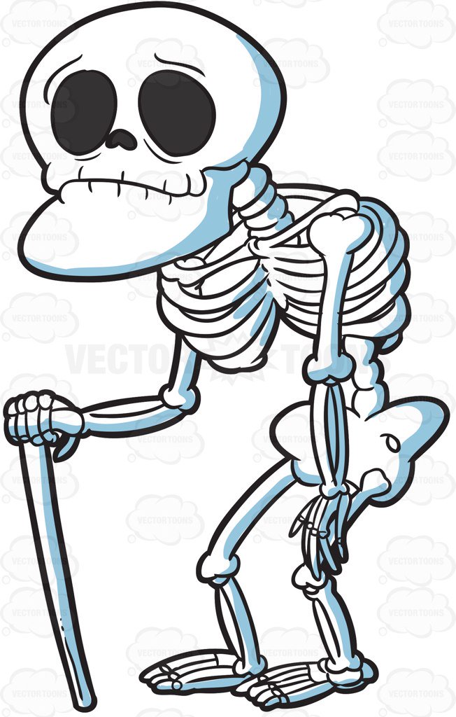 652x1024 Cartoon Skeleton Free Download Clip Art