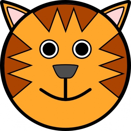 425x425 Free Download Of Cartoon Tiger Vector Graphics And Illustrations