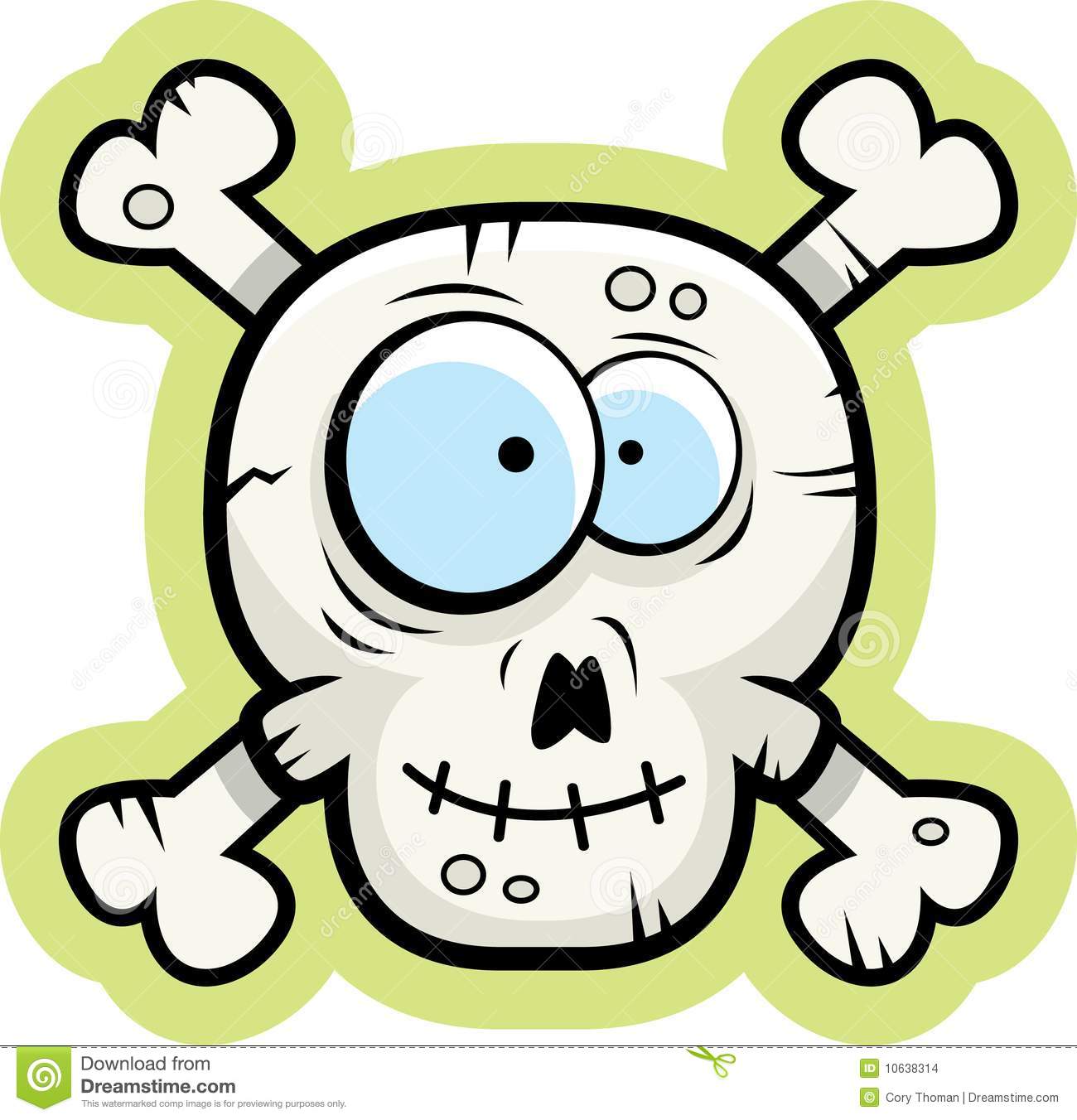 1300x1352 Smiling Skull Clipart