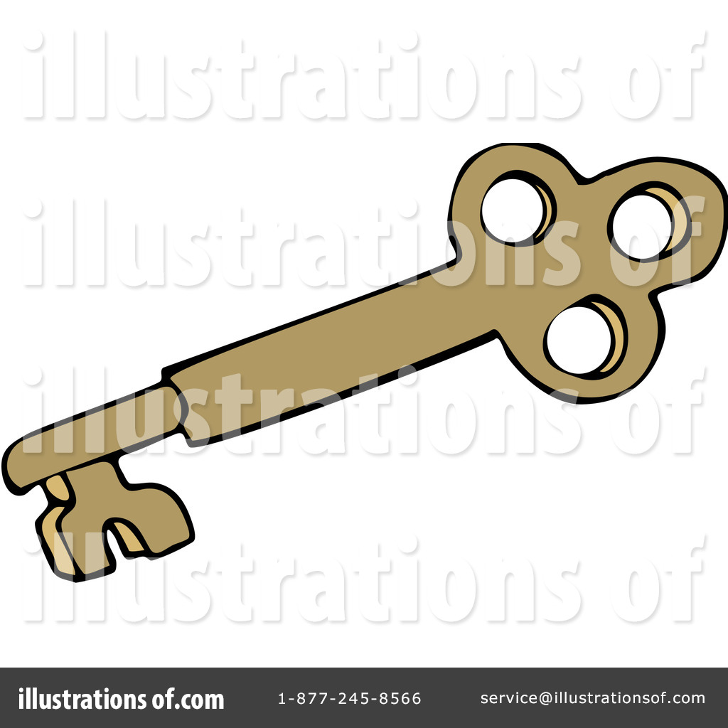 1024x1024 Skeleton Key Clipart