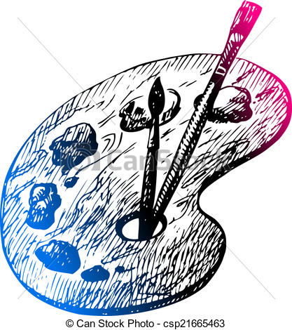 417x470 Hand Drawn Back To School Sketch. Vector Illustration Clip Art