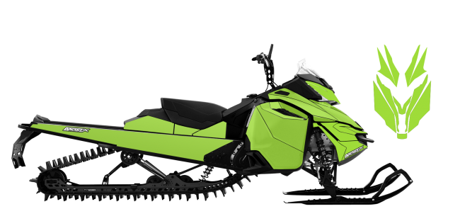 650x312 Solid Color Wraps Designs For Skidoo