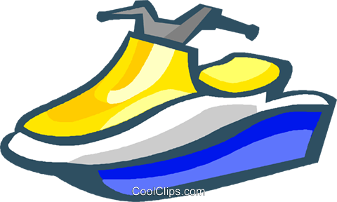 480x288 Sea Doo Royalty Free Vector Clip Art Illustration Vc004626