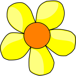 300x300 Free Clip Art Yellow Flowers Clipart