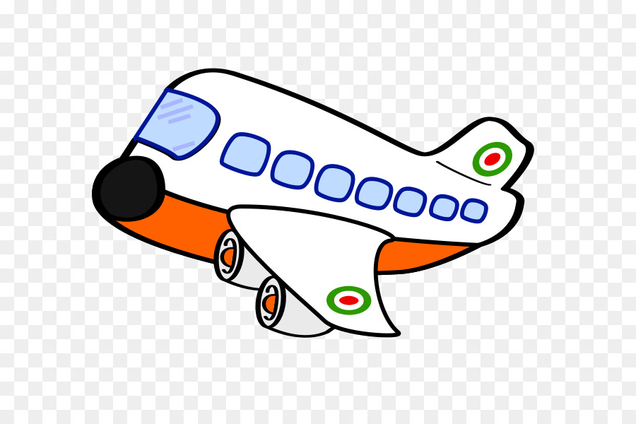 900x600 Airplane Cartoon Clip Art