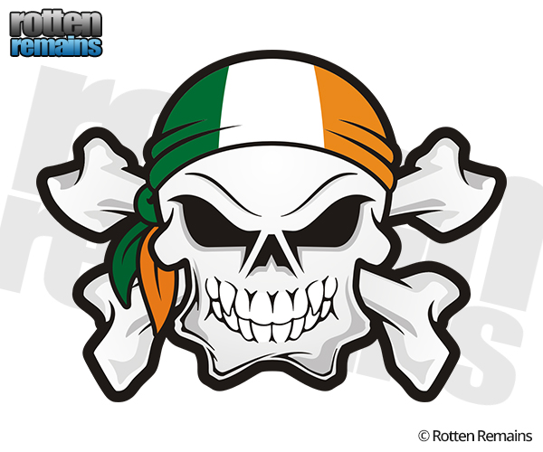 600x500 Ireland Clipart Skull
