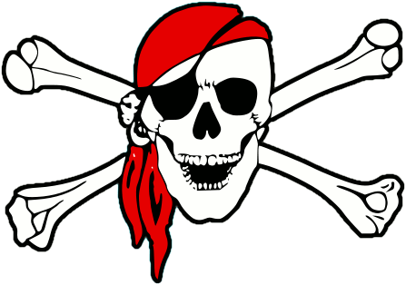 447x314 Pirate Flag Pirate Skull And Crossbones Clip Art