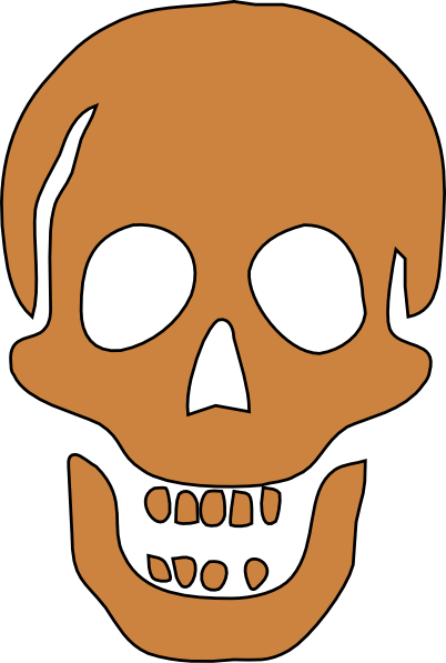 402x597 Skull Clipart