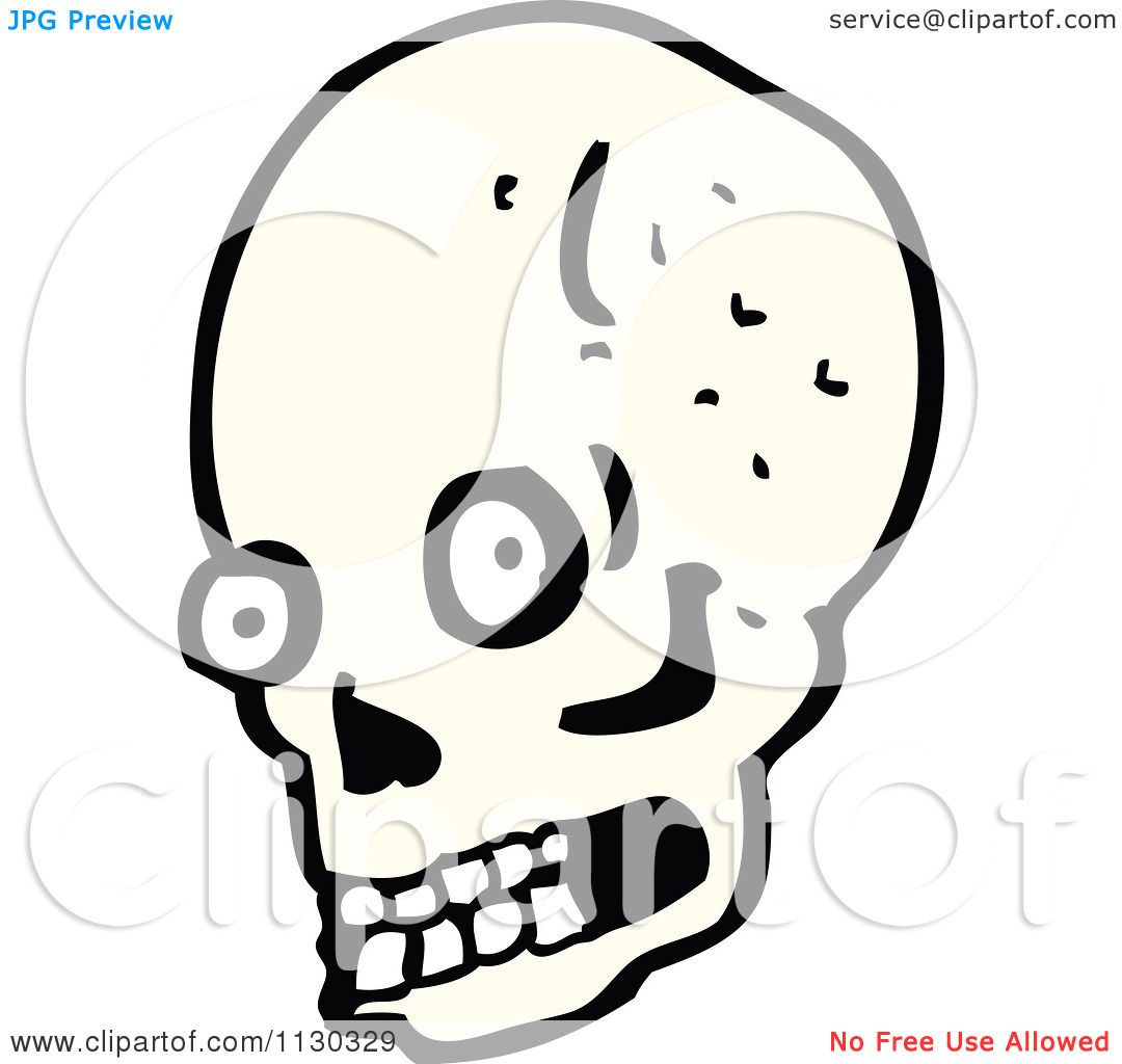 1080x1024 Cartoon Of A Skull 14