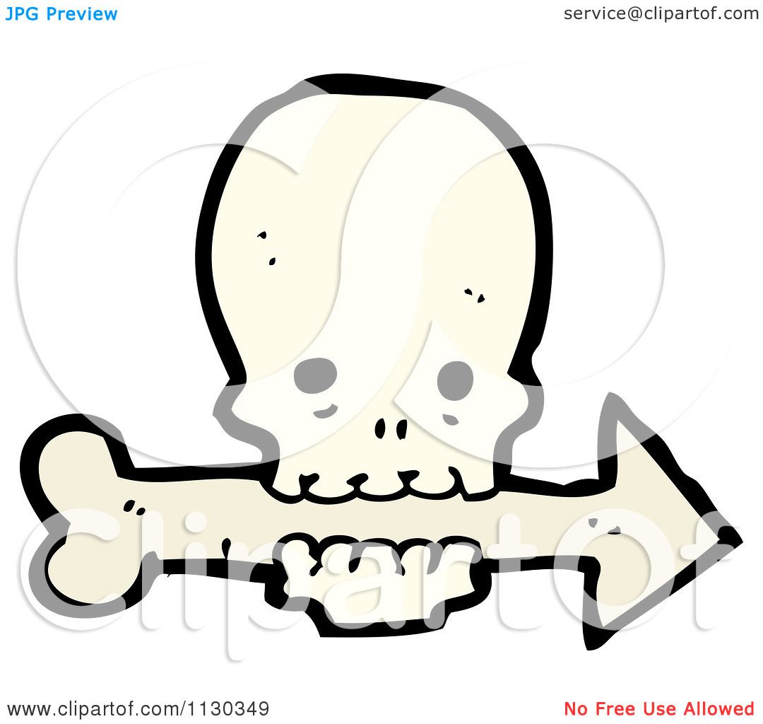1080x1024 Cartoon Of A Skull And Arrow 1