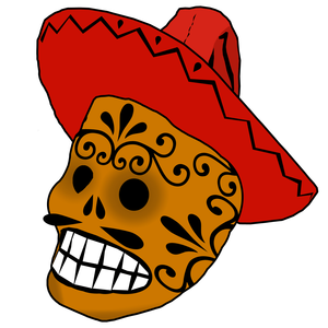 300x300 Free Skull Clip Art For The Hard Headed