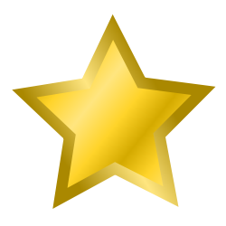 250x250 Free Star Clip Art Plucked From The Sky