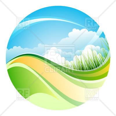 400x400 Shiny Summer Landscape