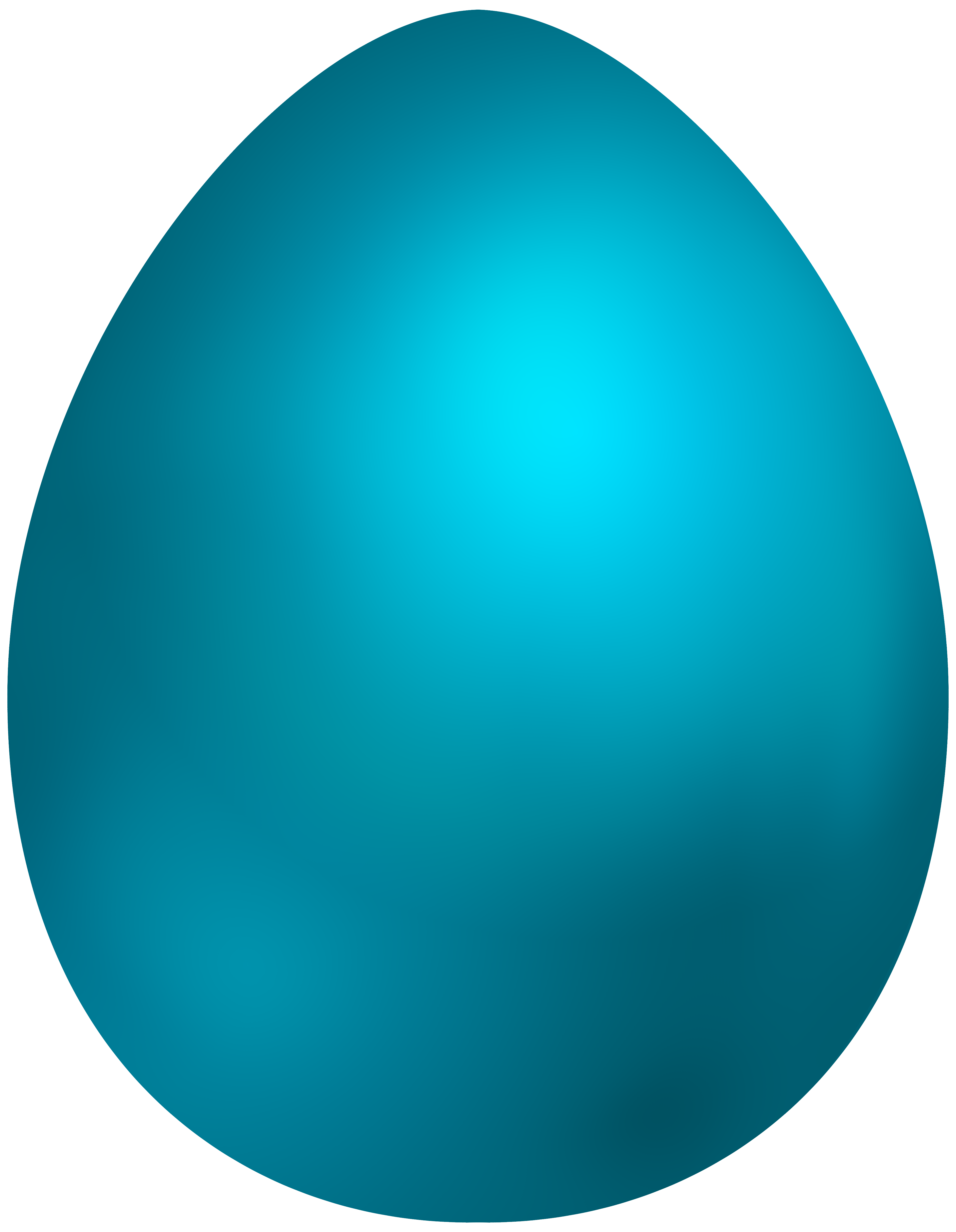 3879x5000 Sky Blue Easter Egg Png Clip Art