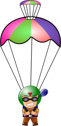 206x425 Free Download Of Paratrooper Clip Art Vector Graphic