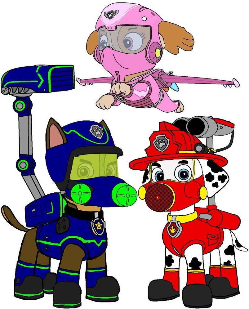 803x996 Paw Patrol Deluxe Pup Trifecta! By Jimynawtron