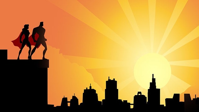 640x360 Gotham City Skyline Clip Art