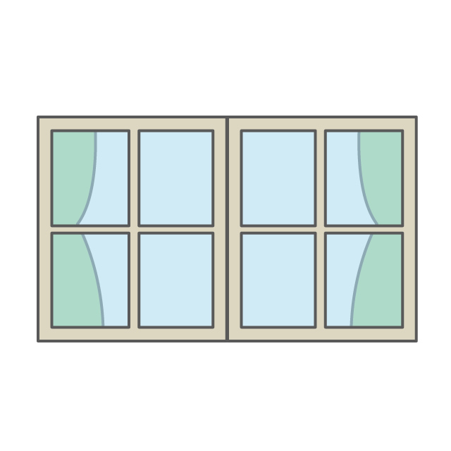 640x640 Window Curtain Free Illustration Distribution Site Clip Art