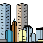 150x150 Skyscraper Clip Art Cityline With Skyscrapers Clip Art