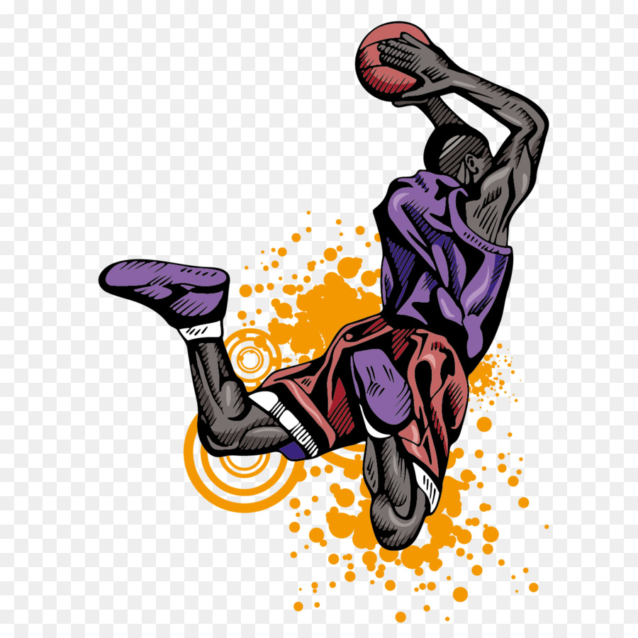 900x900 Basketball Player Slam Dunk Athlete