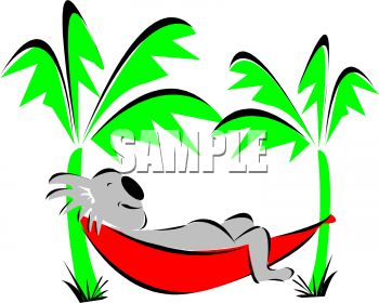 350x280 Royalty Free Clip Art Image Koala Sleeping In A Hammock
