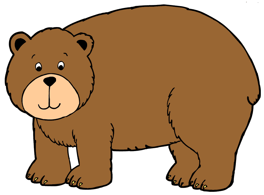 909x670 Brown Bear Clipart Big Animal
