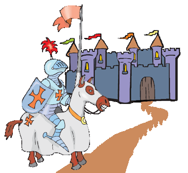 380x351 Fairy Tale Clipart Knight Castle