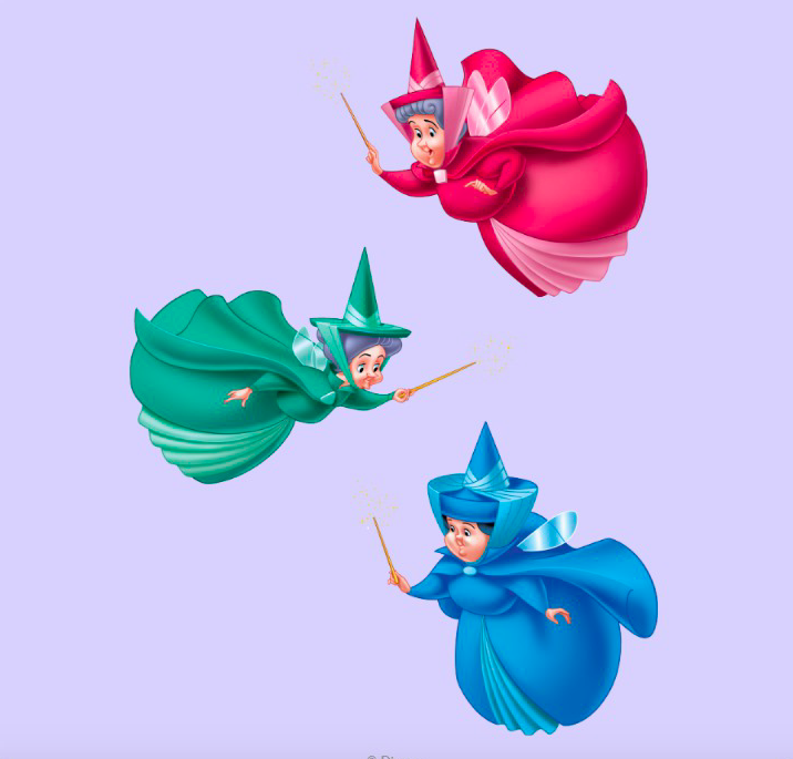 Sleeping Beauty Fairies Clipart at GetDrawings | Free download