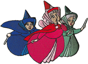 300x218 Walt Disney's Sleeping Beauty Fairy Godmothers Patch Starbase