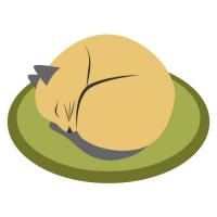 200x200 Sleeping Cat Embellishment